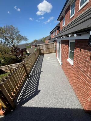 Resin Bound Patio Resurfacing in Loughor, Swansea RNM Resins