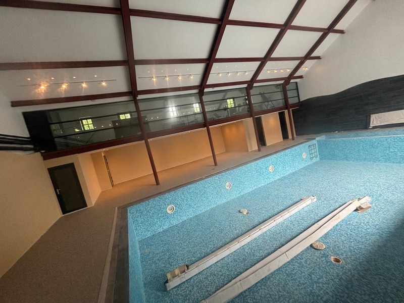 Resin Bound Indoor Pool Surround Installation, Pantyffynon, Ammanford